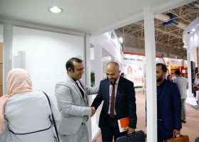 بازدید از غرفه شرکت آجر نماچین